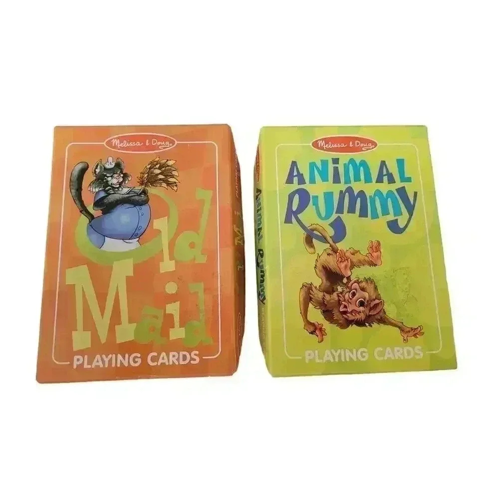 Melissa & Doug Animal Rummy and Old‎ Maid playing cards games #8